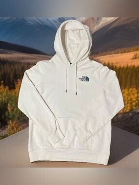 North Face Hoodie Women’s Off White Pullover Never Stop Exploring Size: Large